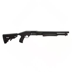 ESPINGARDA CBC MILITARY 3.0 CORONHA RETRATIL CAL. 12 GA 5 TIROS 16 OXIDADO
