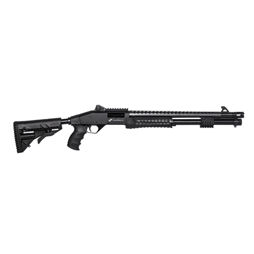 ESPINGARDA CBC MILITARY 3.0 FULL CORONHA RETRATIL CAL. 12 GA 7 TIROS 19 OXIDADO
