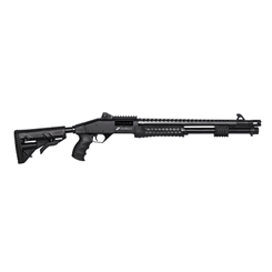 ESPINGARDA CBC MILITARY 3.0 FULL CORONHA RETRATIL CAL. 12 GA 7 TIROS 19 OXIDADO
