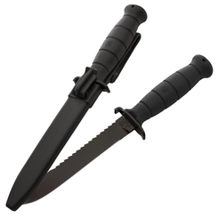 FACA COR PRETA COM SERRA FM 81GLOCK