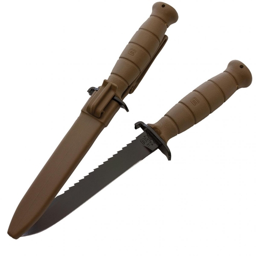 FACA COR MARROM ESCURO COM SERRA FM 81GLOCK