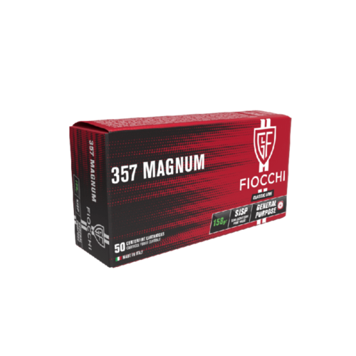 MUNICAO FIOCCHI CAL .357 MAGNUM 158 GR SJSP