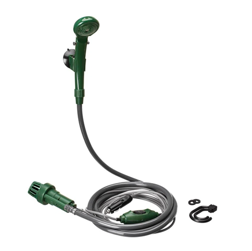 CAMPING SHOWER 12V VERDE E CINZA