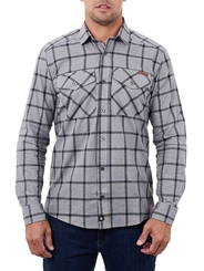 CAMISA INVICTUS LUMBERJACK CINZA G