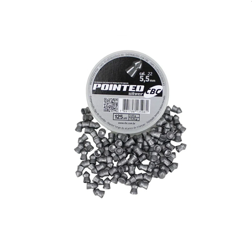 CHUMBINHO CBC 5,5 MM POINTED NITRO SILVER C/125