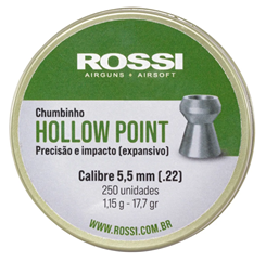 CHUMBINHO ROSSI HOLLOW POINT 5,5MM (250 UN)