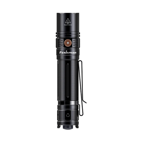 KIT LANTERNAS, FENIX, COMPOSTO POR PD36R, COR PRETA, 1600, LUMENS